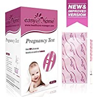 Tests de Embarazo-Easy@Home 20 Pruebas de Embarazo Ultrasensible 10mIU-ml Para una Detección Temprana (Sin línea de…